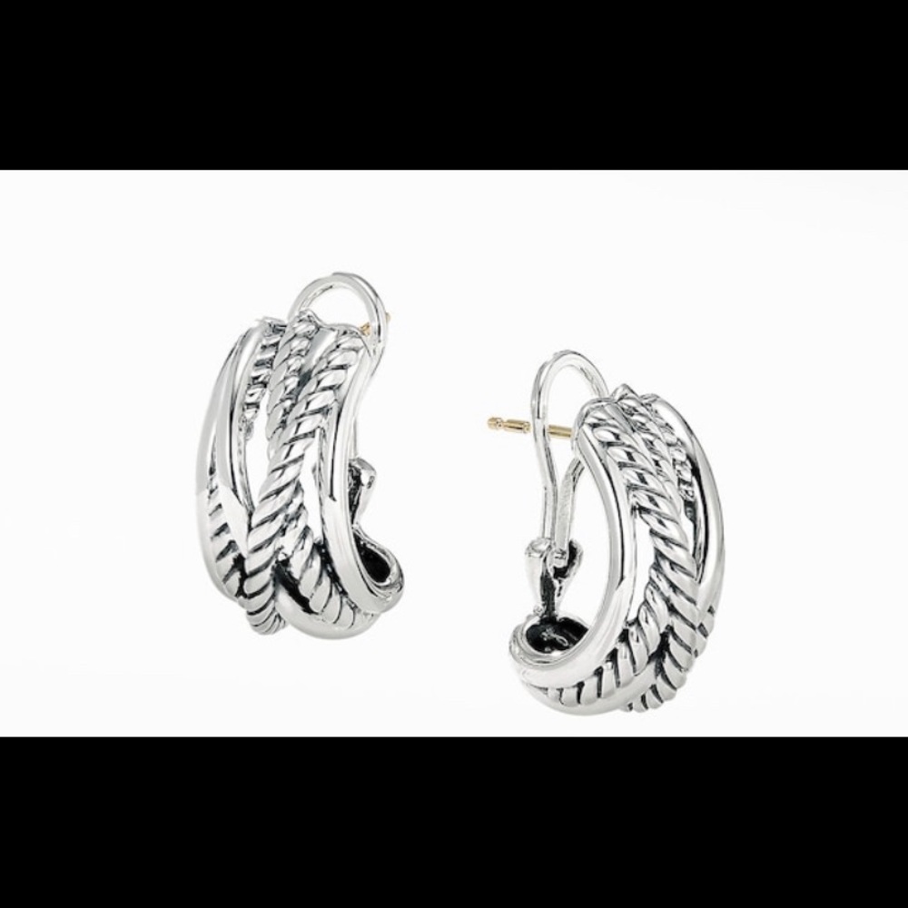 Authentic David Yurman Crossover Earrings